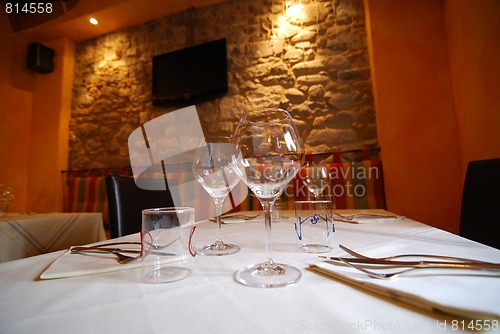 Image of Restaurant interior, Barga, Italy
