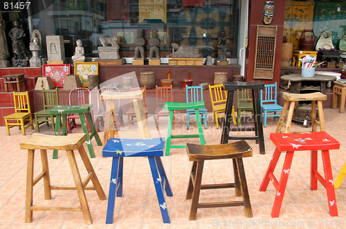 Image of Stools and chairs