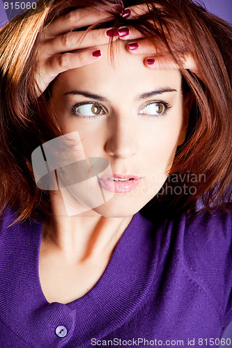 Image of Worried woman