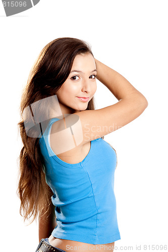 Image of Beautiful young girl