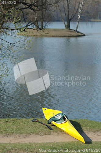 Image of Kayak on the beach