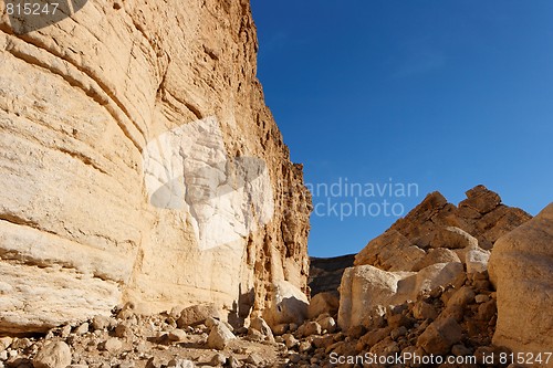 Image of Sandstone rocks in the desert