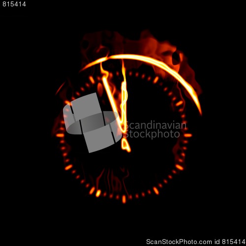 Image of fire clock