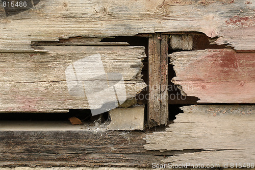 Image of old wooden wall