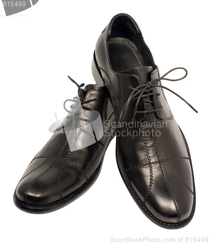 Image of Man's black shoes