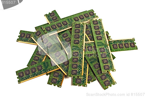 Image of Heap of memory modules 2