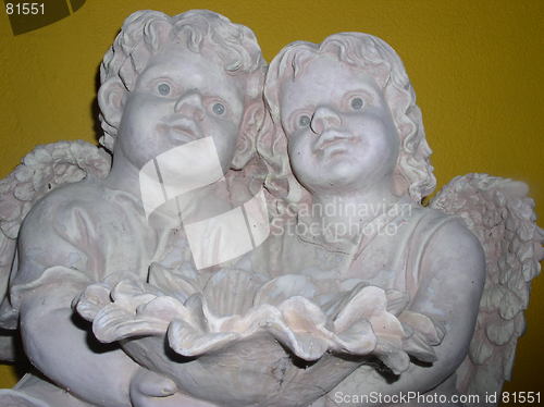 Image of Boy and Girl Angels