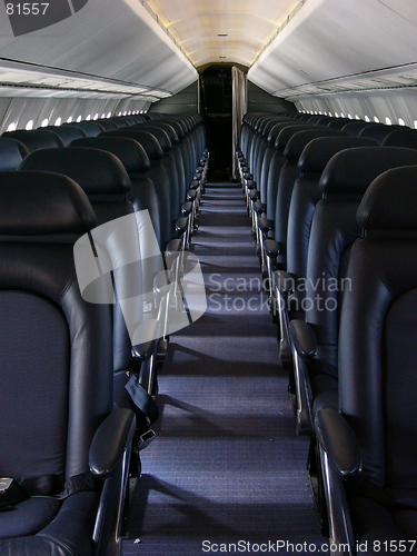 Image of Blue Airline Seats