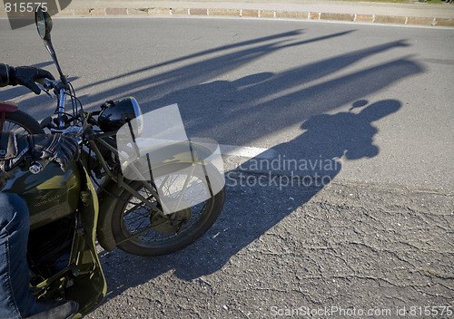 Image of Antique motorbike