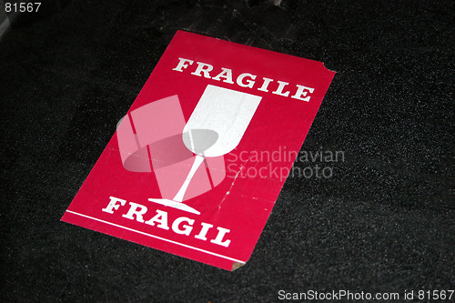 Image of Fragile Sign