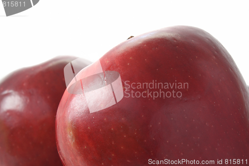 Image of Two red apples