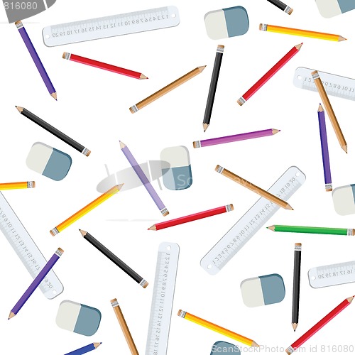 Image of pencils and measuring lines