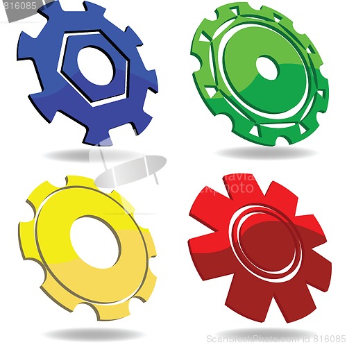 Image of Gear icons 