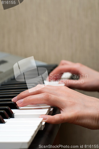 Image of playing the piano