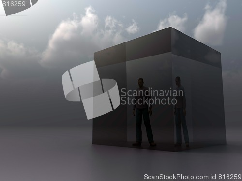 Image of glass cube