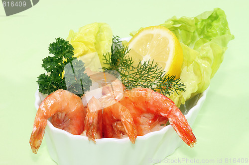Image of Shrimpscocktail with lemon