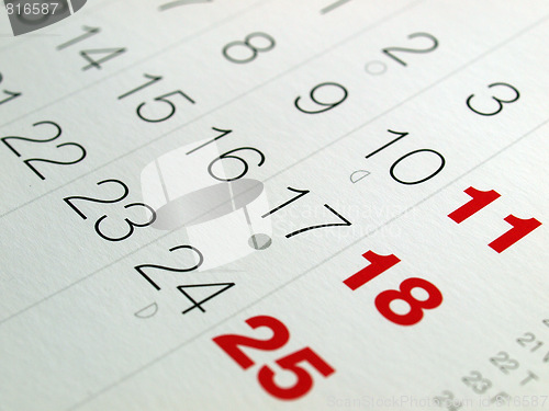 Image of Calendar