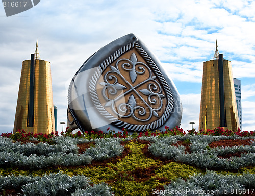 Image of sculpture in Astana