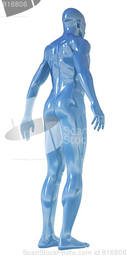 Image of chrome figure