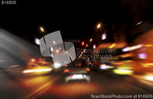 Image of Cars on the road - Night shoot !! Moving.