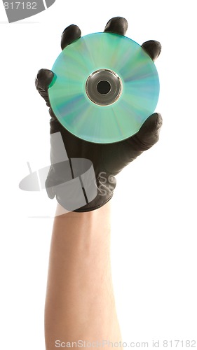 Image of Holding a disk