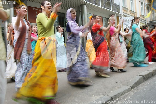 Image of Hare Krishna followers