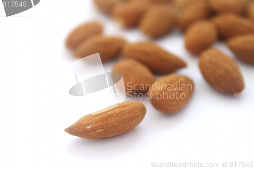 Image of Group of almonds