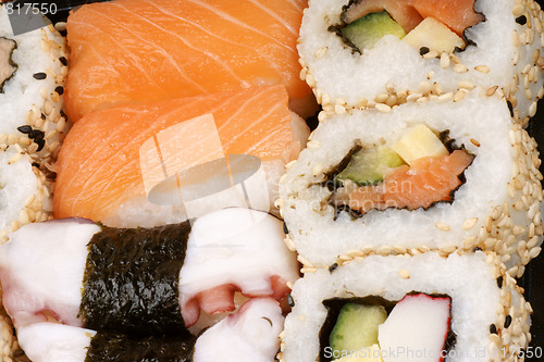 Image of Sushi background