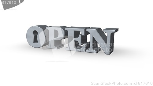 Image of open