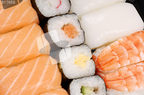 Image of Sushi background