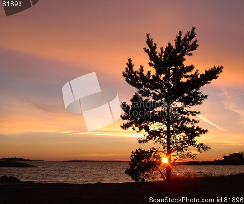 Image of Sunset on Gulf of Finland