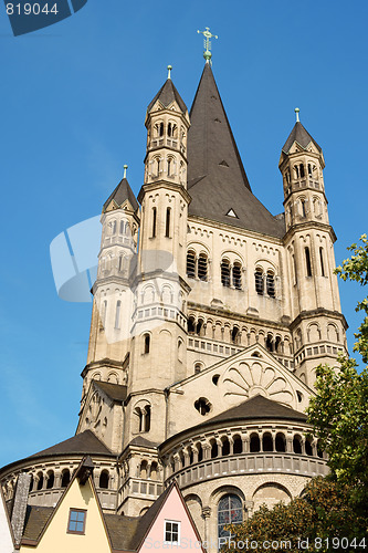 Image of Great Saint Martin Church in Cologne