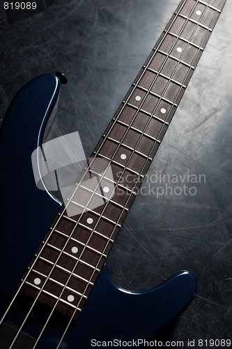 Image of black guitar