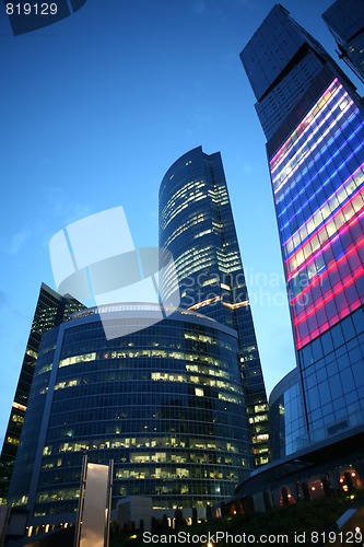 Image of urban skyscrapers