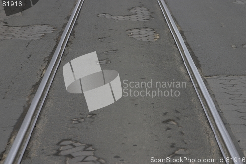 Image of tram lines