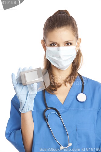 Image of doctor in mask