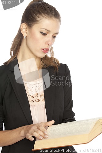 Image of serious woman