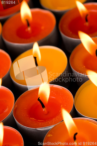 Image of flaming candles