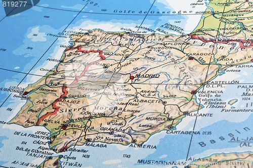 Image of Spain map