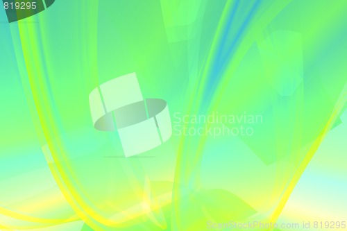 Image of Green-yellow waves