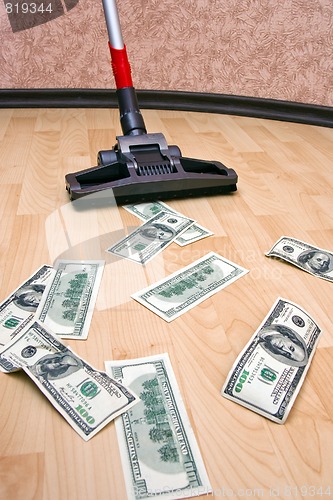 Image of Dollars on the floor