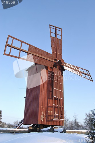 Image of Red Wooden Mill