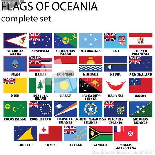 Image of Flags of Oceania