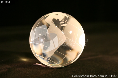 Image of Glass Crystal Globe