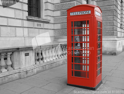 Image of London telephone box