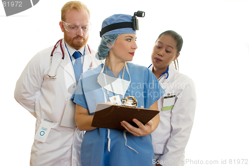 Image of Three Medical Healthcare Staff