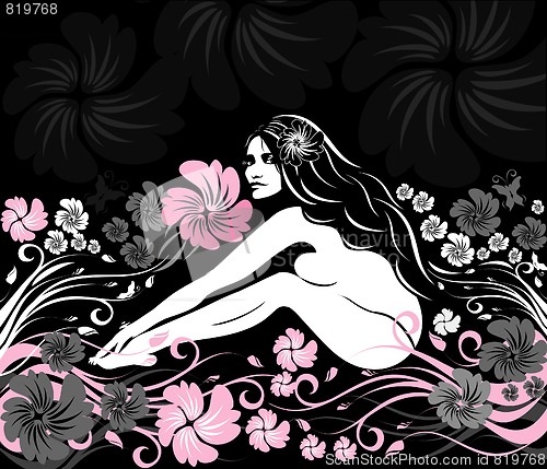 Image of Floral woman