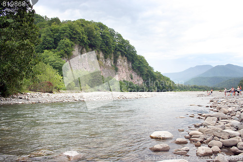 Image of mountain river