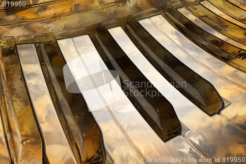 Image of keys of the piano