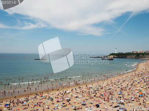 Image of Biarritz  beach